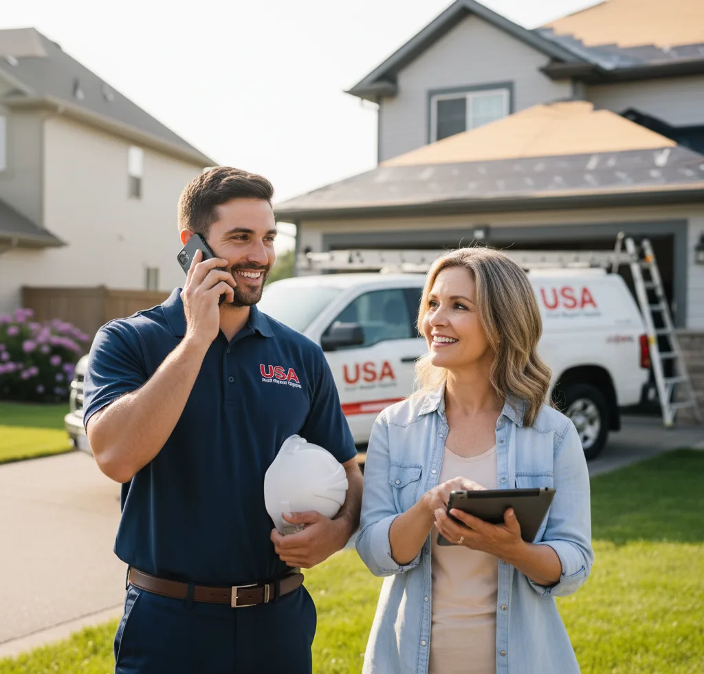 USA Roof Repair Experts customer support in Athens
